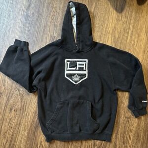 Los Angeles Kings NHL Hockey‎ Reebok  Hoodie Size Youth med 10/12 Cotton